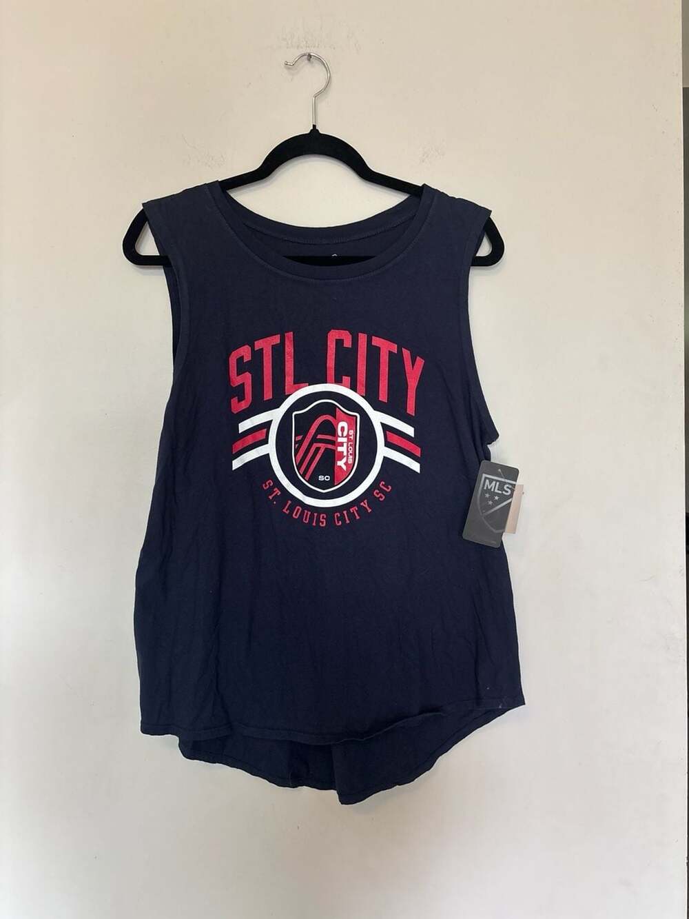 The Original Retro Brand St. Louis City SC Women's Navy Tank Top, Size Large